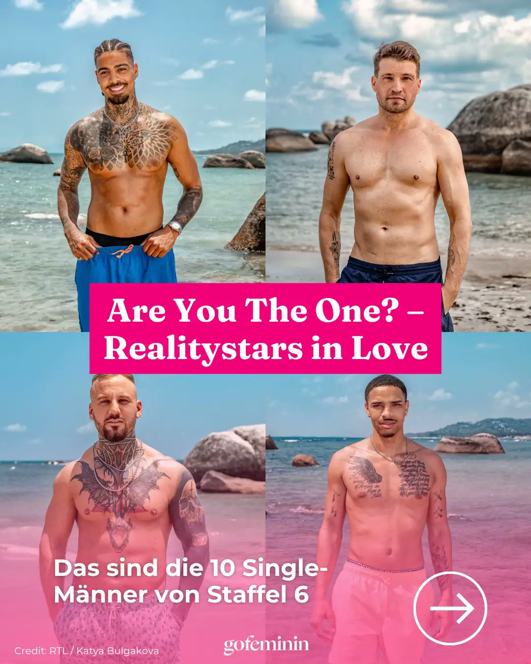 🔥 Das sind die 10 Single-Männer der neuen Staffel “Are You The One? Realitystar