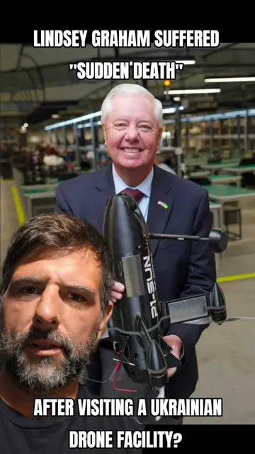 Lindsey Graham visited a drone factory in Ukraine that was bombed prior to us fi