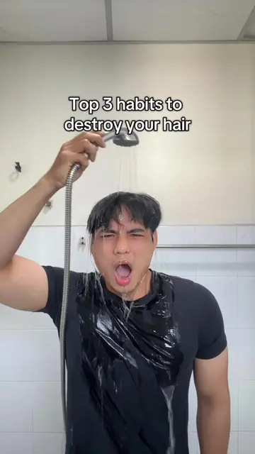 Top WORST habits that will ruin your hair . #hair #bald #hairloss #relatable #ha