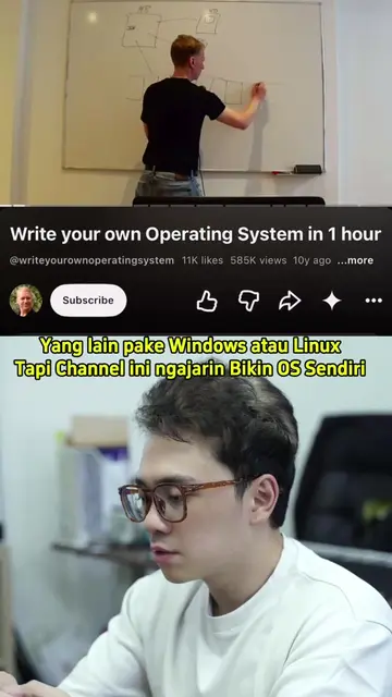 Orang ini ngajarin lu cara bikin OS sendiri dari awal. disaat semua orang terlal