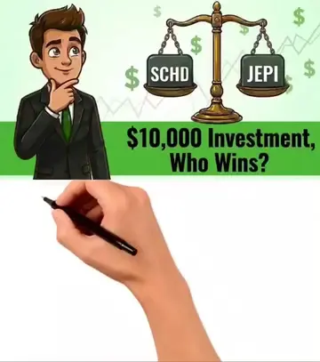 ⚡SCHD vs JEPI: Which ETF Pays More on $10,000? (Real Numbers),💰.......#SCHD #JE