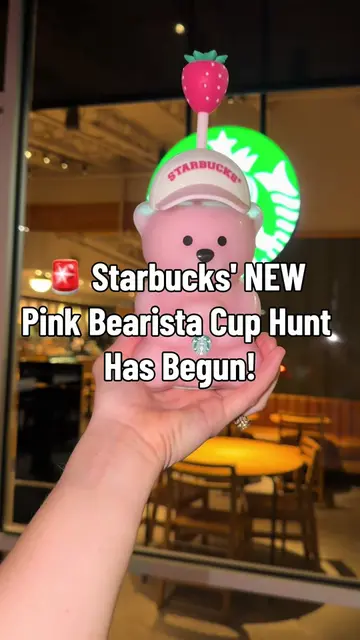 The 2026 Starbucks Pink Bearista Glass Cold Cup launch is here! 💕🐻Available in
