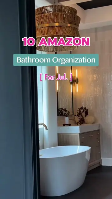 From smart organizers to relaxing upgrades, these 10 Amazon bathroom finds compl