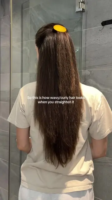 #straighteninghair #hairstyle #hairlook #hairtut #hairtok