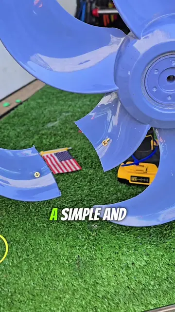Simple and Effective Broken Fan Blade Repair! 😱🌀 #DIY #LifeHack #Repair #Tools