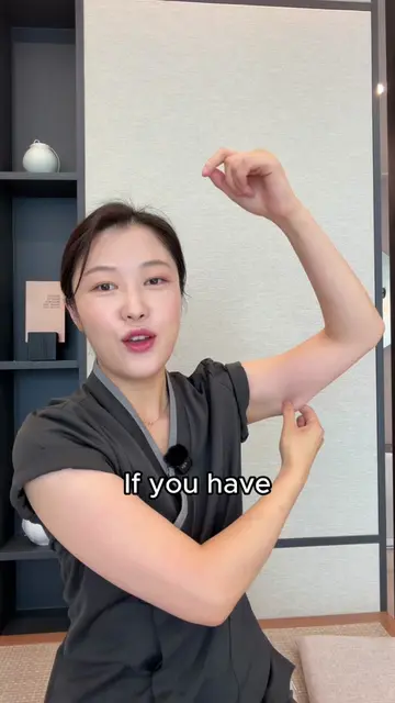 Massage for those worried about arm fat #massagetips #armfat #aesthetician #armw