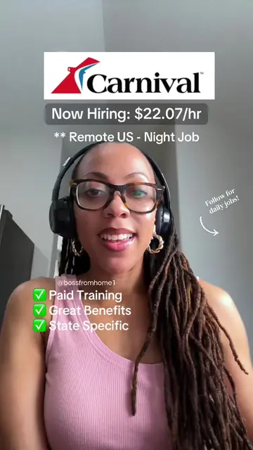 🚢 Carnival is hiring for a remote Air Customer Service Agent! ✈️💻 If you have 