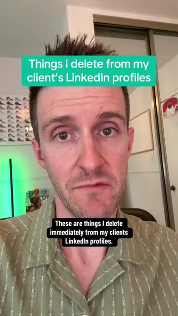 Delete these from your LinkedIn to see a huge increase in recruiter attention! #