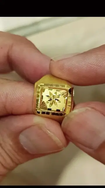 part 1. beautiful handicrafts satisfying jents goldring engraving🥰 #TikTokCreat