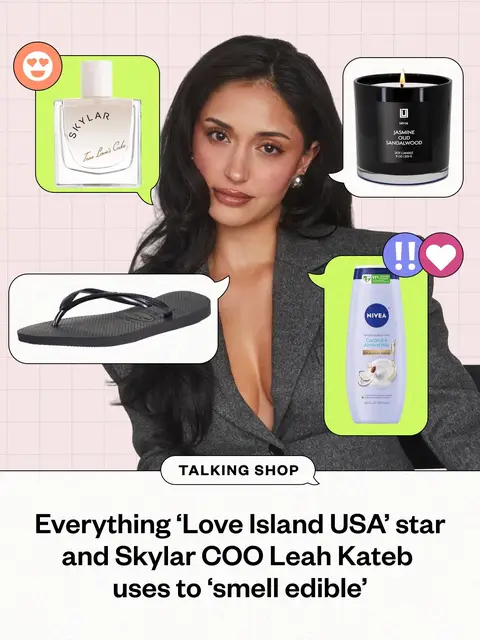 @leah kateb has literally made it her job to smell good. She isn't gatekeeping h