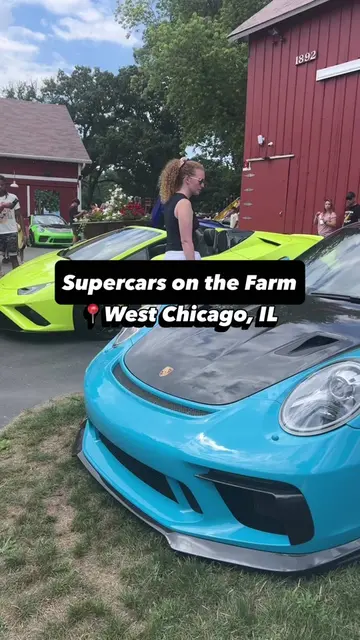 🚨 Chicago suburbs exotic car show on a farm 🚨 Chitown Exotic Car Group is back