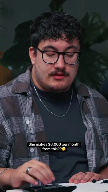 She makes $8,000 per month from this? #calebhammer #calebhammerfans #calebhammer