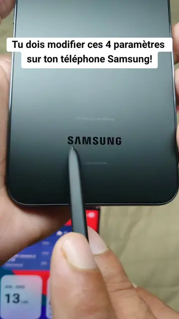 Tu dois modifier ces 4 paramètres  sur ton téléphone Samsung! #battery #samsung 