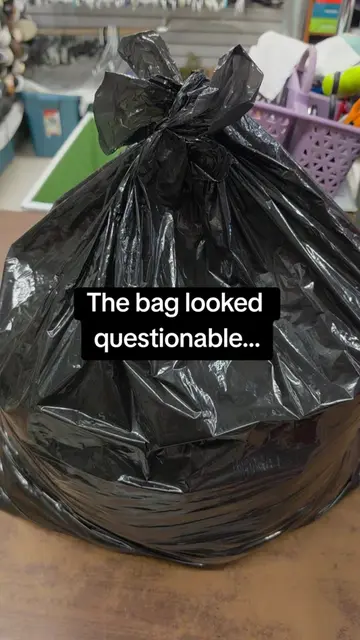 Another clothing bag sort with a little bit of everything hiding inside. Some ba
