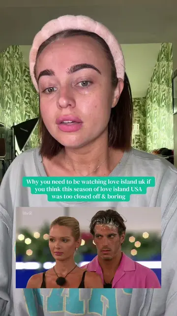 Don’t mind the dry shampoo in my hair lol. Love Island UK >>>> Love Island USA t