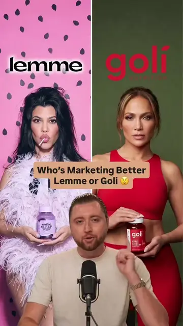 Who’s marketing is better? Lemme or Goli? Let me know what you think 👇