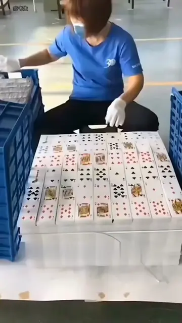 The Hidden Secrets of Playing Cards You Never Knew! #factory #cards #fyp #creato