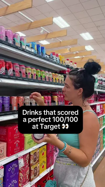 These drinks scored a perfect 100/100 at Target 👀 Save this for your next Targe