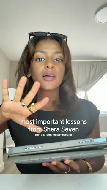 most important lessons learned from Shera Seven  #sheraseven #advice #dating #da