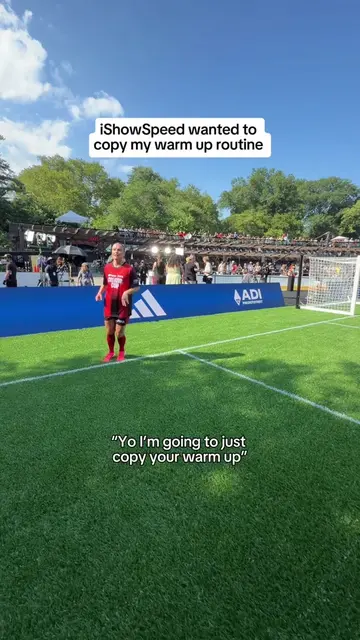 iShowSpeed copied my warm up… and we won!! #ishowspeed #Soccer #fifaworldcup2026