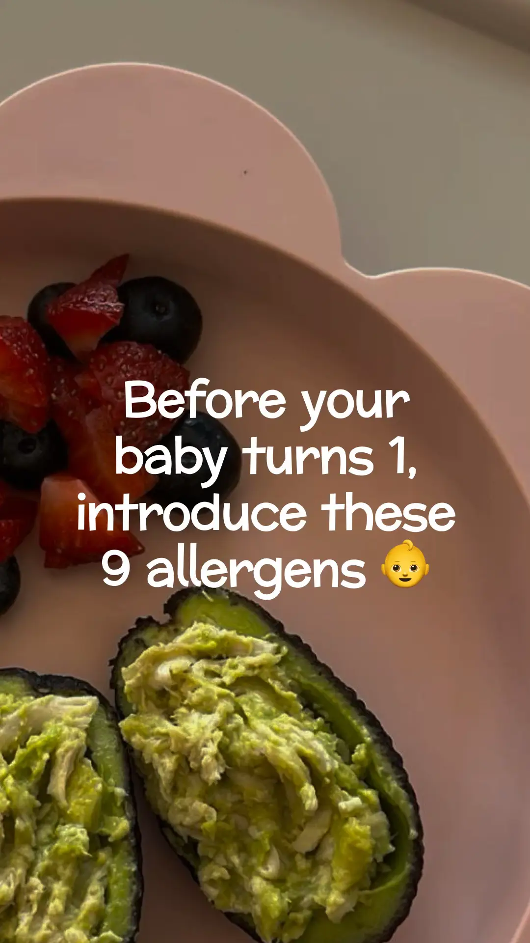Introduce this allergens 🙌 #babyplate #trackreactions #babyledweaning #firstfoo