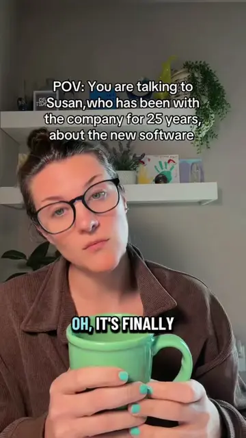 “The demo is always cool” Susan #corporate #techimplementation #ai #officepoliti