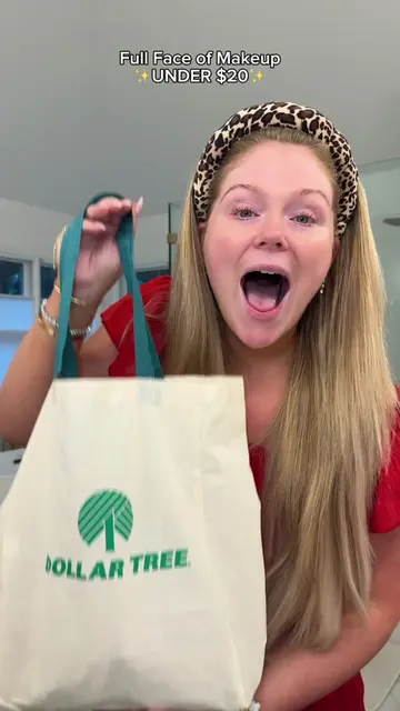 Full face of makeup from @Dollar Tree for under $20 #ad #dollartree #makeup #bea