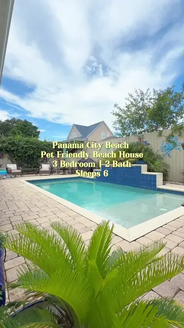 This pet friendly beach house in Panama City Beach is in such a good location!! 