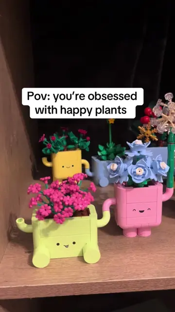 They are just too cute 🥲 #legoplants #happyplants #rockingplantslego #lego #afo