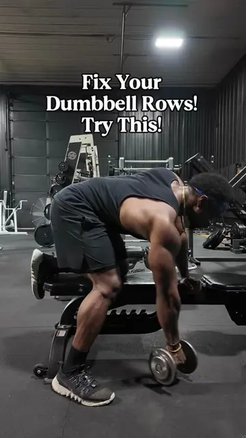 If your dumbbell rows always feel like a bicep exercise, try this. Single-arm du