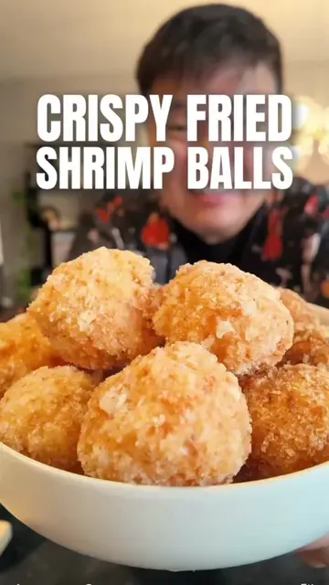 Crispy Rice Paper Shrimp Balls 🍤🍚  I genuinely think this could be one of my s