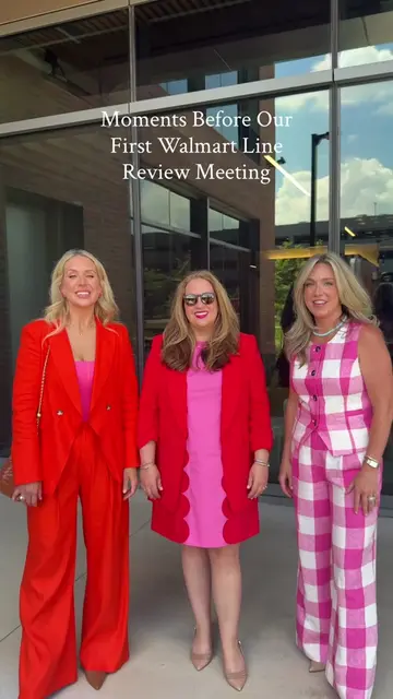 Behind the scenes of the few moments before our first Walmart line review meetin