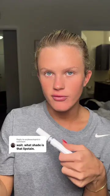 Replying to @oryleeautoprts Everyone asking about my lip stain!!! Shade is whims