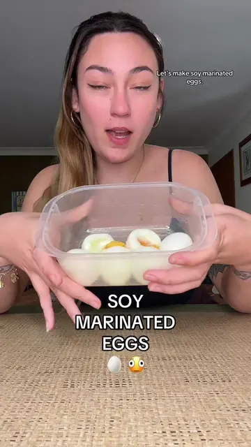 soy marinated EGGS #eggs #Recipe 