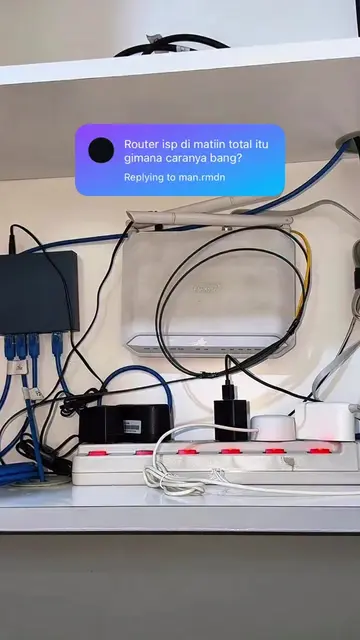 Cara matiin WiFi router bawaan ISP 👀 Tonton videonpart sebelumnya:  @Tri Wicaks