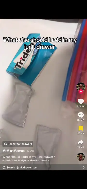 I’ve never seen someone try and build a junk drawer. I always thought people jus