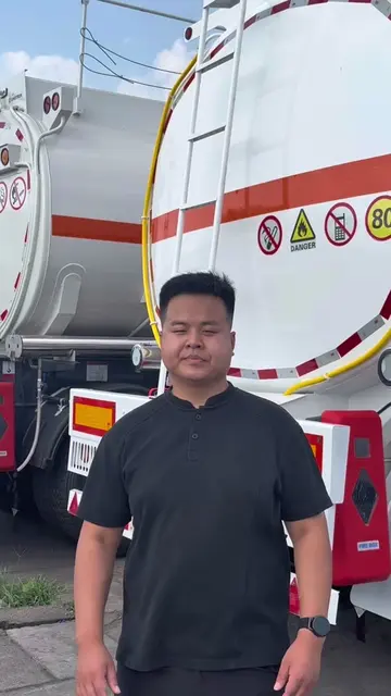 Fuel Tank Semi Trailer, made of high-quality steel, offering strong durability, 