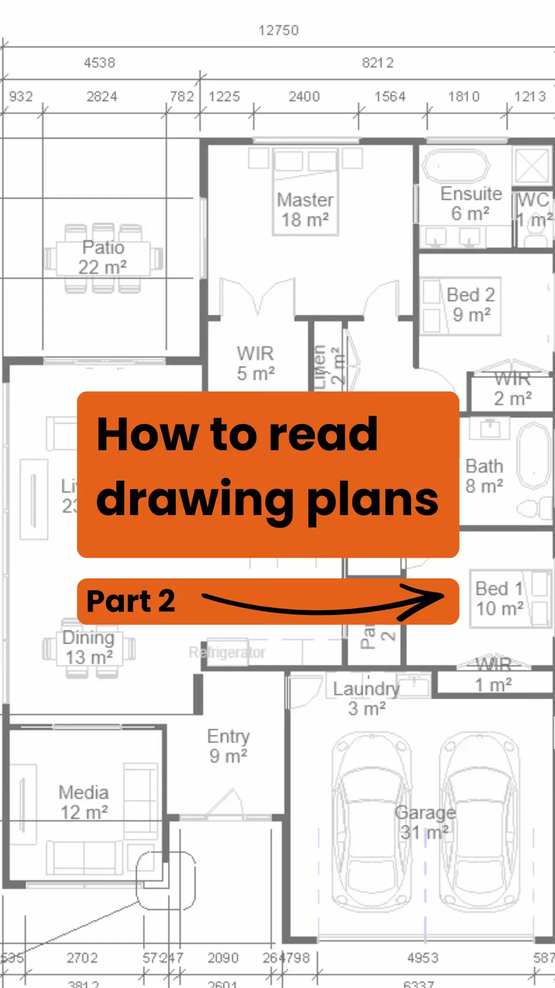 Once you understand dimensions, scale, symbols, abbreviations and notes, plans s