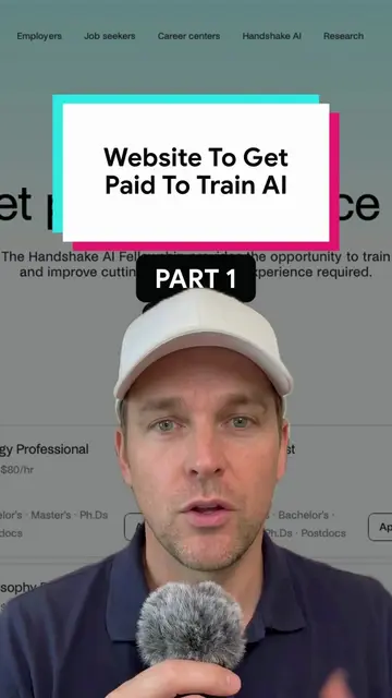 3 Websites to Get Paid to Train AI From Home, Part 1. Handshake AI — Flexible, p
