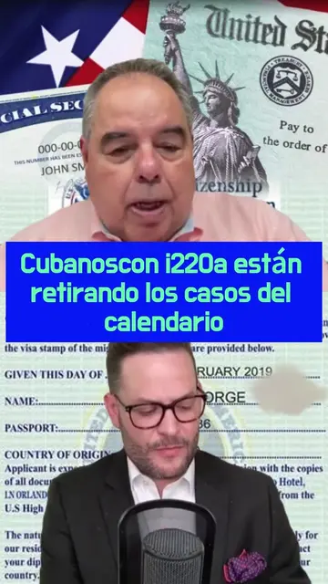 Cubanoscon i220a están retirando los casos del calendario #i220a #migrantescuban