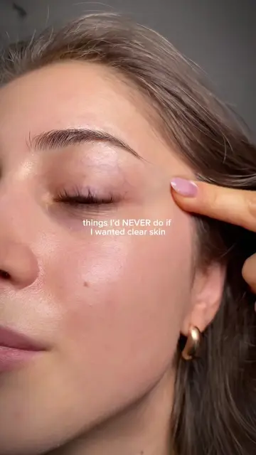 This is what I wouldn’t do if I wanted clear skin: 1. I wouldn’t use a cleanser 