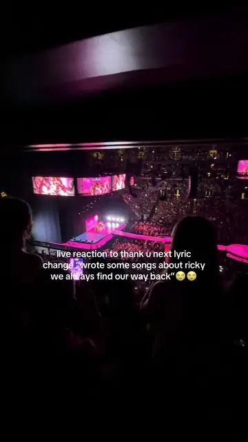 SHES BACK WITH RICKY!? #arianagrande #thankunext #eternalsunshinetour #arianator