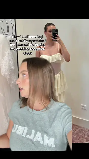 No one saw the vision like I did 😮‍💨 #weddingdress #mirrorpalais 