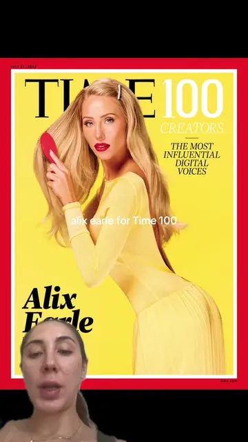 It’s all building up to her show for sure #alixearle #alixearlegrwm #time100 #ti