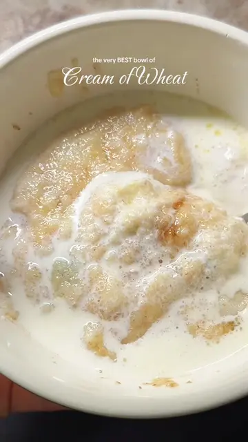 The very BEST bowl of Cream of Wheat (in my humble opinion) 🌾 if you have other