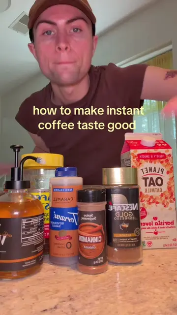 you can make instant coffee DELICIOUS!  #instantcoffee #coffeetok #icedcoffeeath