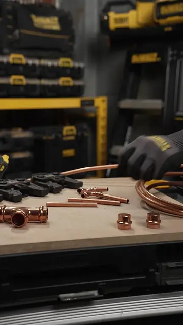 Clean cuts. Secure connections. All in a day's work for DEWALT®. Link in bio. [N