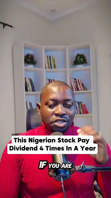 This stock pay dividend 4 times in a year.  #nigerianstocks #NGX #stockmarket #s