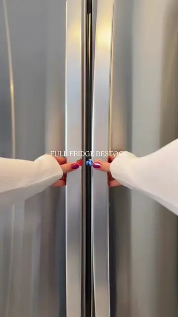 ASMR Full Fridge Restock | All Item's From This Video Are Linked in my Bio #asmr