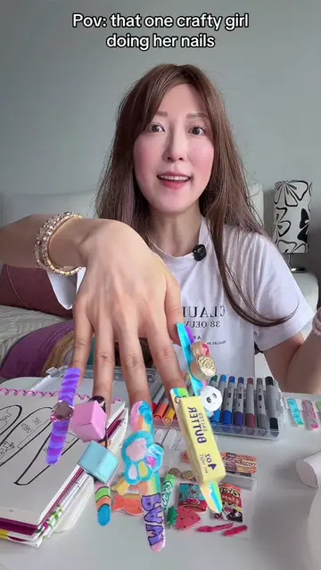 What’s your favorite snack? #pov #nail #nailart #girl #fypツ 